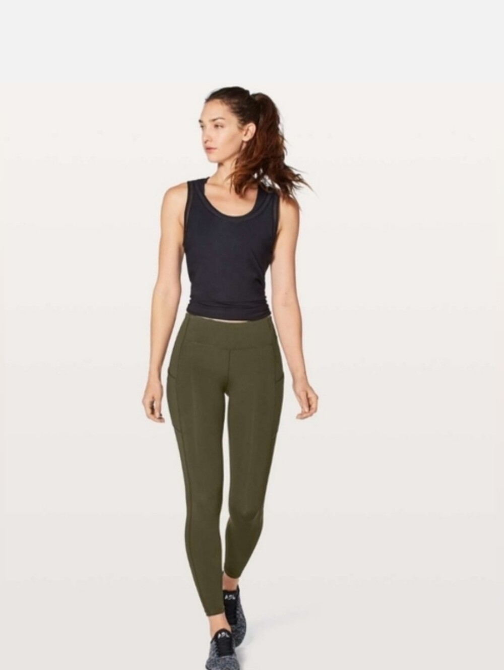 NWOT Lululemon High-Waist Olive Active Leggings
